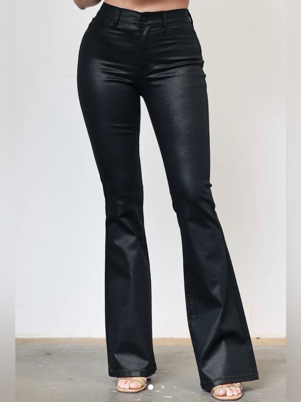 Vibrant Black Denim Jeans